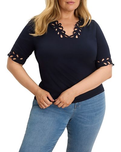 Nic+zoe Plus Nic+Zoe Plus Rococo Edge Top