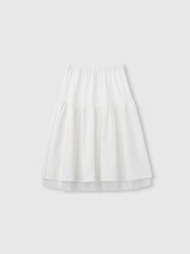 NIEEH Block Pattern WHITE Skirt