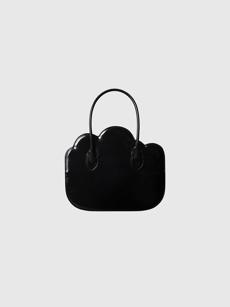 NIEEH CLOUD BAG_PATENT BLACK