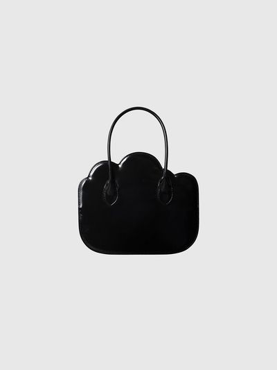 NIEEH CLOUD BAG_PATENT BLACK