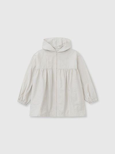 NIEEH Cotton Coating Raglan Hoodie [Gray]