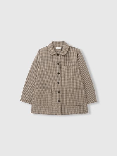 NIEEH Cotton Long Padded Jacket [Brown]