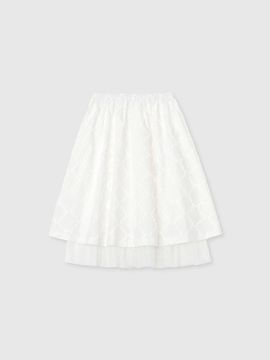NIEEH FLOWER MIDI SKIRT