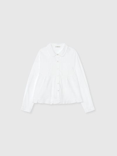 NIEEH FRILL BLOUSE [WHITE]