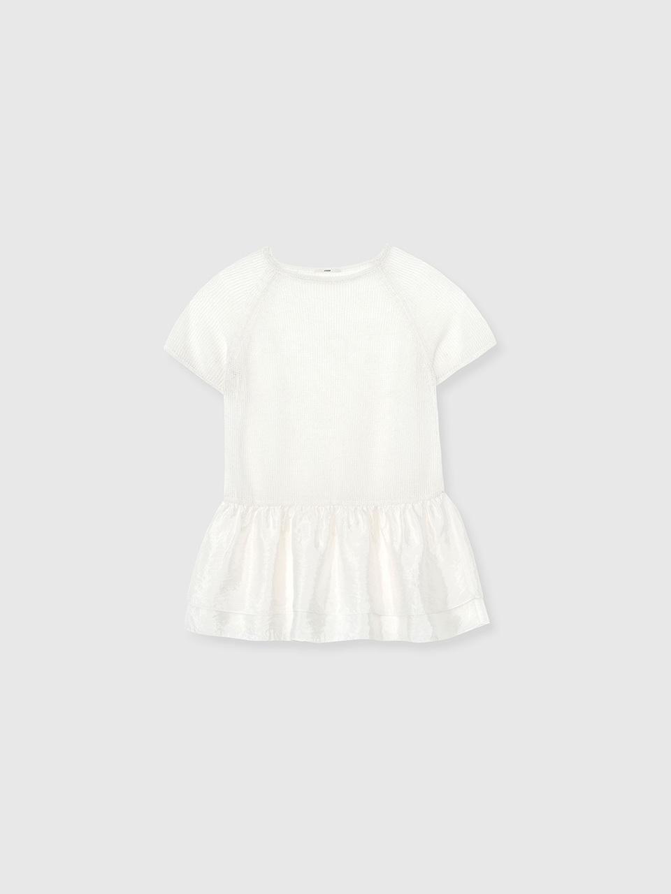 NIEEH MESH KNIT MINI DRESS