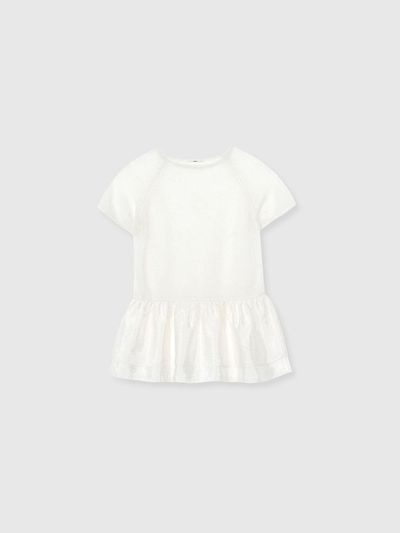 NIEEH MESH KNIT MINI DRESS