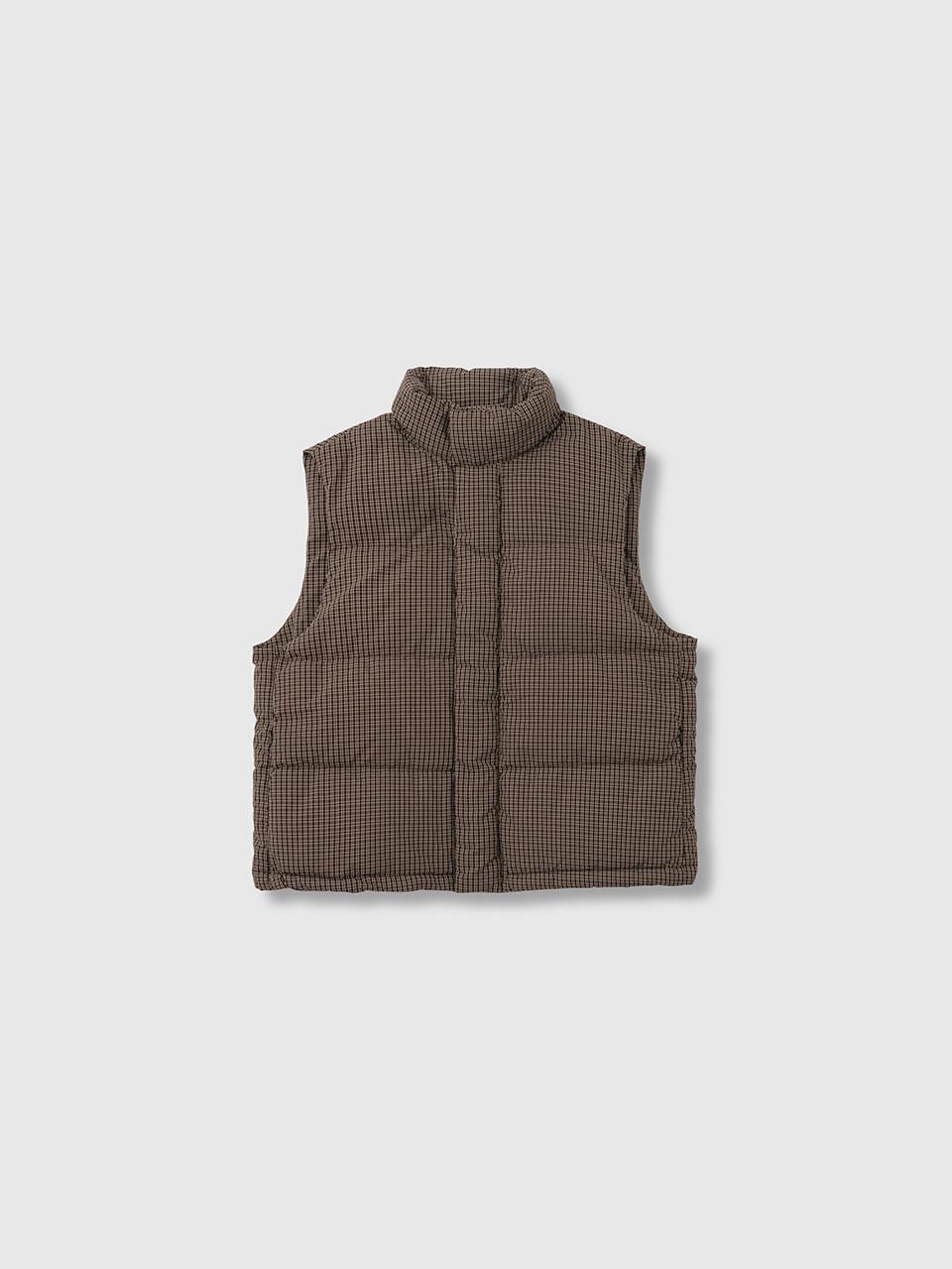 NIEEH Padded Cotton Down Vest [Brown]