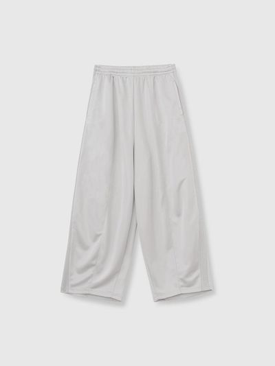 NIEEH Polyester Relaxed Fit Jersey Pants [Gray]