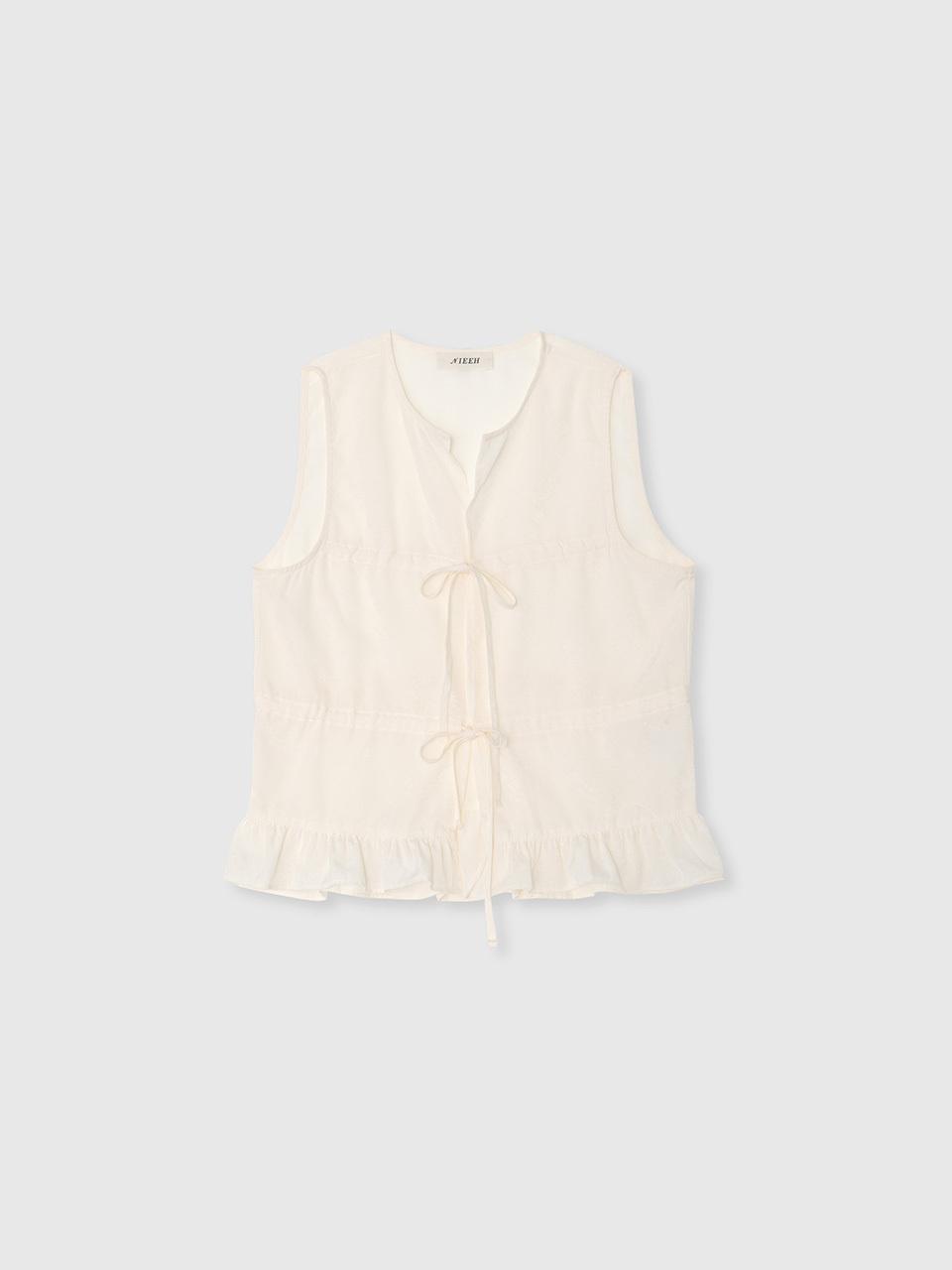 NIEEH SILKY ROSE SLEEVELESS