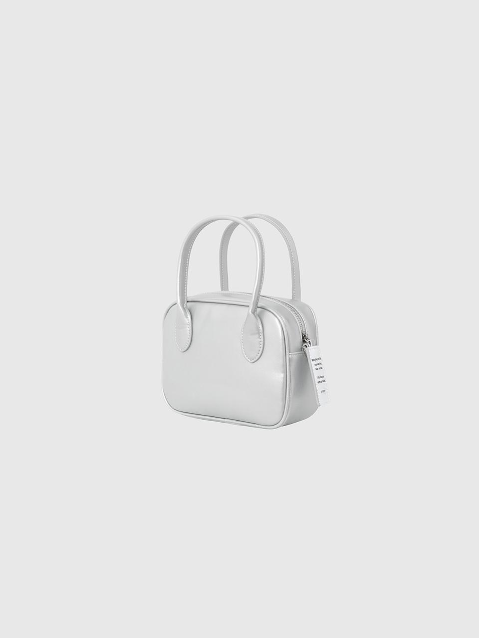 NIEEH SQUARE BAG MINI_SILVER