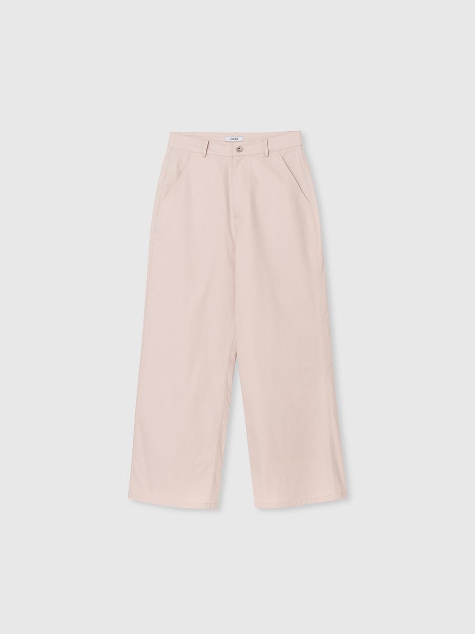 NIEEH Wide Chino Pants - Pink