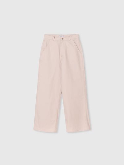 NIEEH Wide Chino Pants - Pink
