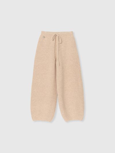 NIEEH Wool Lounge Pants - Beige