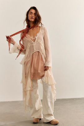 Nigel Preston Nigel Preston Angel Chiffon Maxi Top