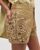 Nigel Preston Nigel Preston Embellished Suede Shorts - 4