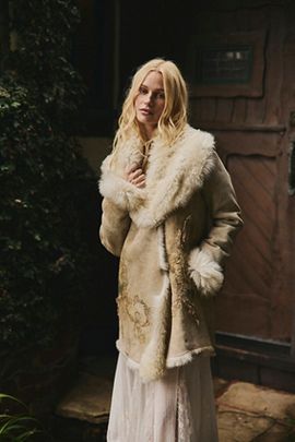 Nigel Preston Nigel Preston Hand-Painted Shearling Jacket