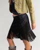 Nigel Preston Nigel Preston Micro Mini Fringe Skirt - 1