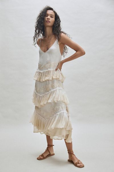 Nigel Preston Nigel Preston Tiered Midi Dress