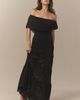 Nightcap Lanai Positano Off-Shoulder Tiered Lace Maxi Dress - 1