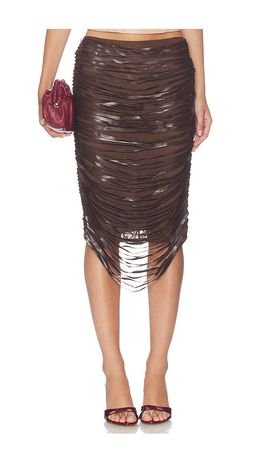 NIIHAI NIIHAI Long Lazer Skirt