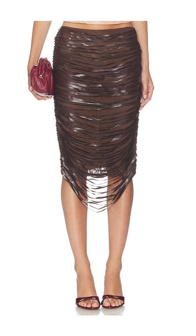 NIIHAI NIIHAI Long Lazer Skirt