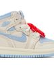 Nike Jordan Nike Jordan Baby Off-White & Blue Jordan 1 Retro High OG Sneakers - 1