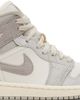 Nike Jordan Nike Jordan Gray & Off-White Air Jordan 1 Mid SE Sneakers - 1