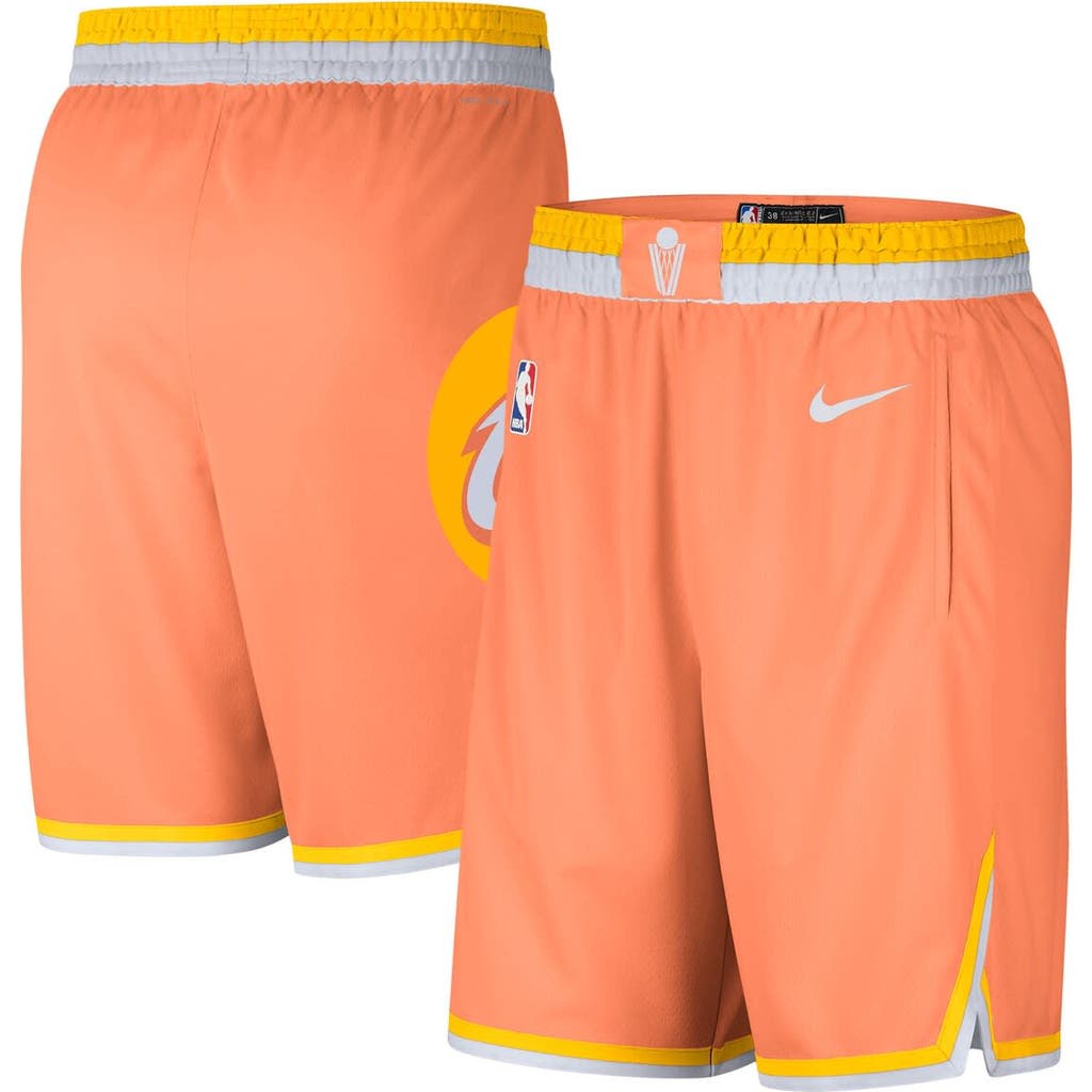 Nike Men's Nike  Orange Cleveland Cavaliers 2025/26 City Edition Remix Dri-FIT Swingman Shorts 