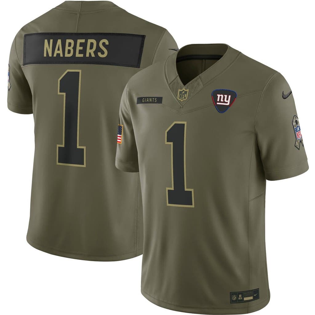 Nike NFL Game Malik Nabers New York Giants Jersey - Men's