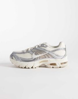 Nike Nike Air Max Moto 2K sneakers with metallic detailing in cream and silver