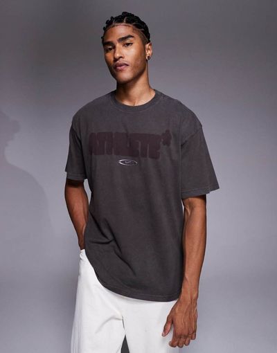 Nike Nike Athlete graphic T-shirt in washed brown