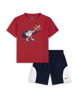 Nike Nike Boys' Baseball Tee & Mesh Shorts Set