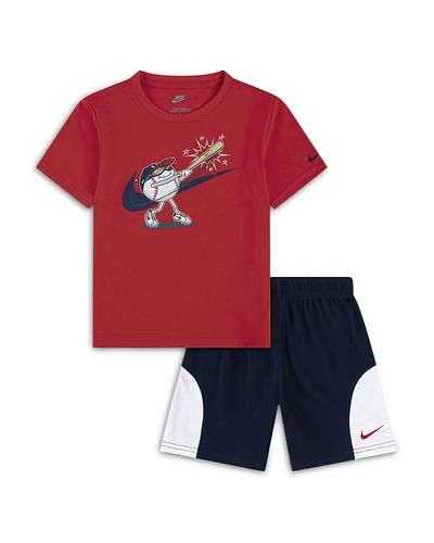 Nike Nike Boys' Baseball Tee & Mesh Shorts Set