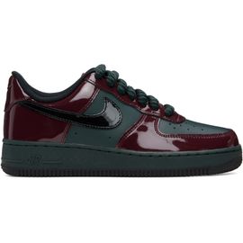 Nike Nike Burgundy & Green Air Force 1 '07 LV8 Sneakers