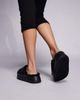 Nike Nike Calm platform cozy slides in black - 4