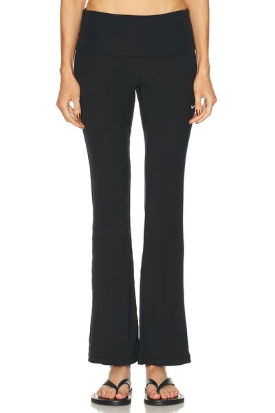 Nike Nike Chill Knit Rib Foldover Flare Pant