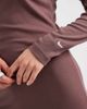 Nike Nike Chill ribbed long sleeve dress in brown - 3