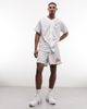 Nike Nike Club Baseball striped shorts in white - 1