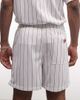 Nike Nike Club Baseball striped shorts in white - 4