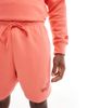 Nike Nike Club French Terry shorts with logo in orange - 3