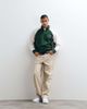 Nike Nike Club half zip sweatshirt in off white and green - 3