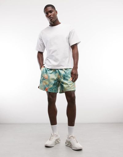 Nike Nike Club Reef Encounters graphic shorts in multi