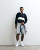 Nike Nike Club rugby top in black and white - 3