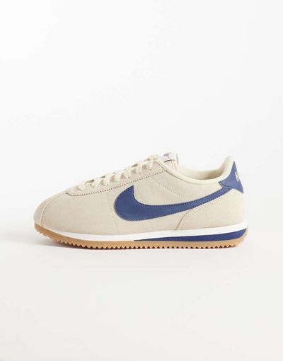 Nike Nike Cortez sneakers in beige and navy-Neutral
