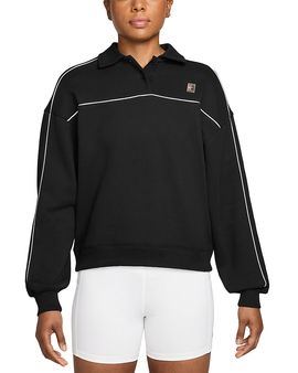 Nike Nike Court Collection Long Sleeve Fleece Tennis Top