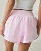 Nike Nike Dri-FIT Tempo Flow Swoosh Mid-Rise Short in Pink Foam/Reflective Silver, Women's at Urban Outfitters - 3