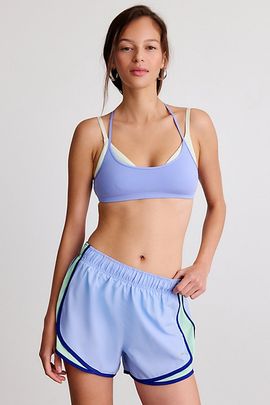Nike Nike Dri-FIT Tempo Mid-Rise 3" Running Shorts in Sky, Women's at Urban Outfitters