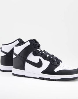 Nike Nike Dunk Hi Retro sneakers in white/black