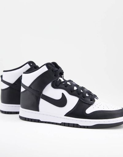 Nike Nike Dunk Hi Retro sneakers in white/black