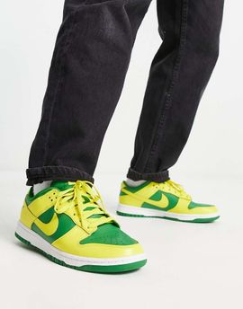 Nike Nike Dunk Low Retro BTTYS sneakers in green and yellow